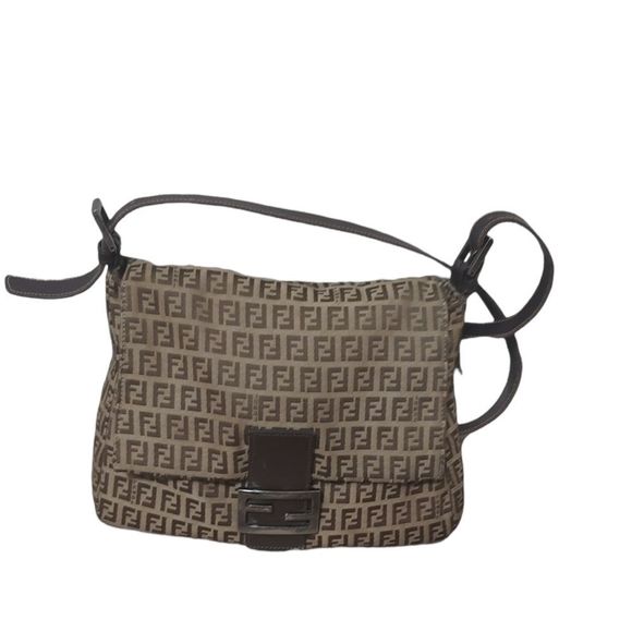 FENDI VINTAGE ZUCCA CANVAS CROSSBODY